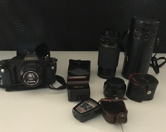 Canon 35MM CAMERA レンズ　キャノン1980年冬季五輪 Canon A-1 1980 Winter Olympics Edition | Chasing Classic Cameras
