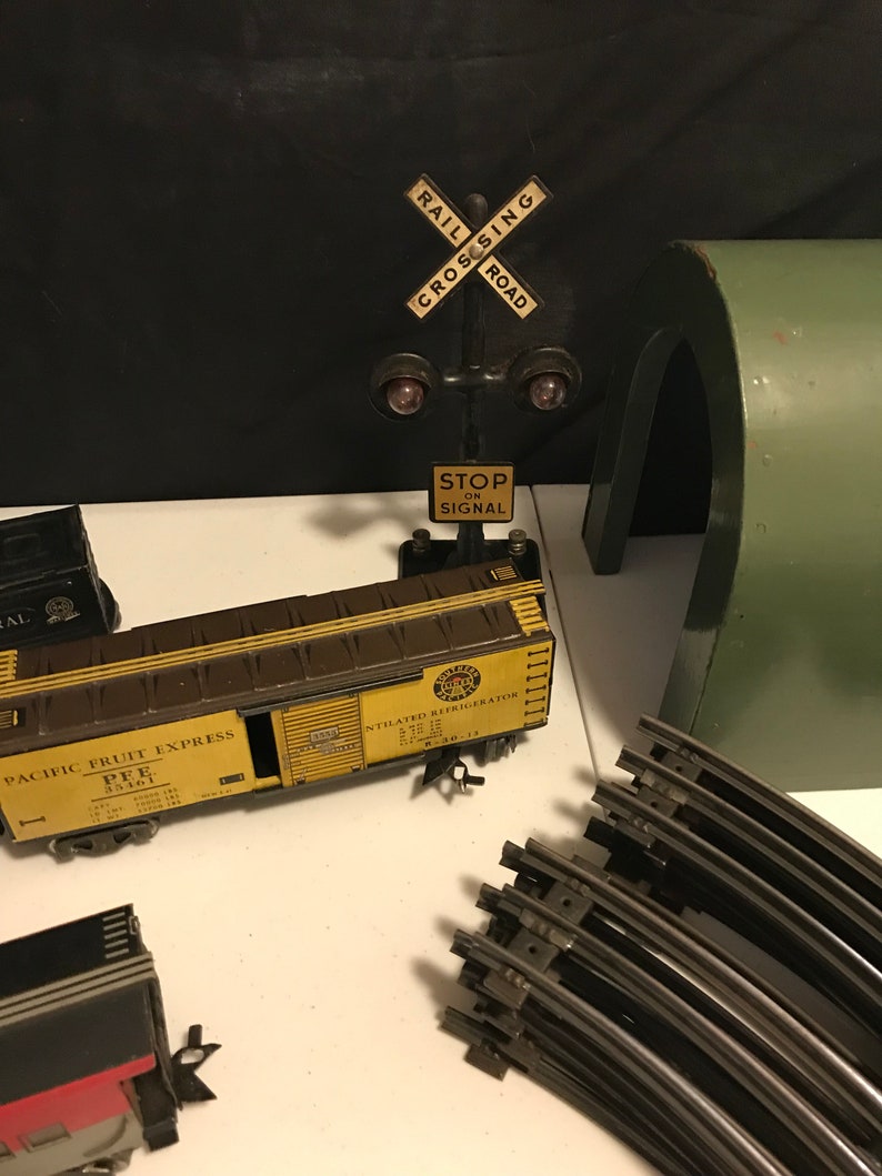 Vintage Marx Toys Train 999 and Track Set With Accessories Etsy