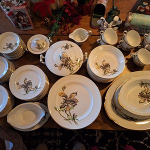 Vintage Rare Find Harmony House Fine China Service for 12