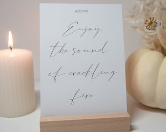 Autumn Cards, Set, Download, PDF, Self Print, Greeting, Gift, Mindfulness, Digital, Greeting Card, Autumn Time