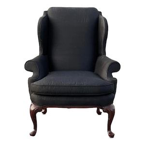 Harden Furniture Queen Anne Style Wingback Chair image 1