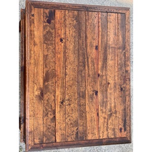 Rustic Reclaimed Wood Farmhouse Coffee Table image 7