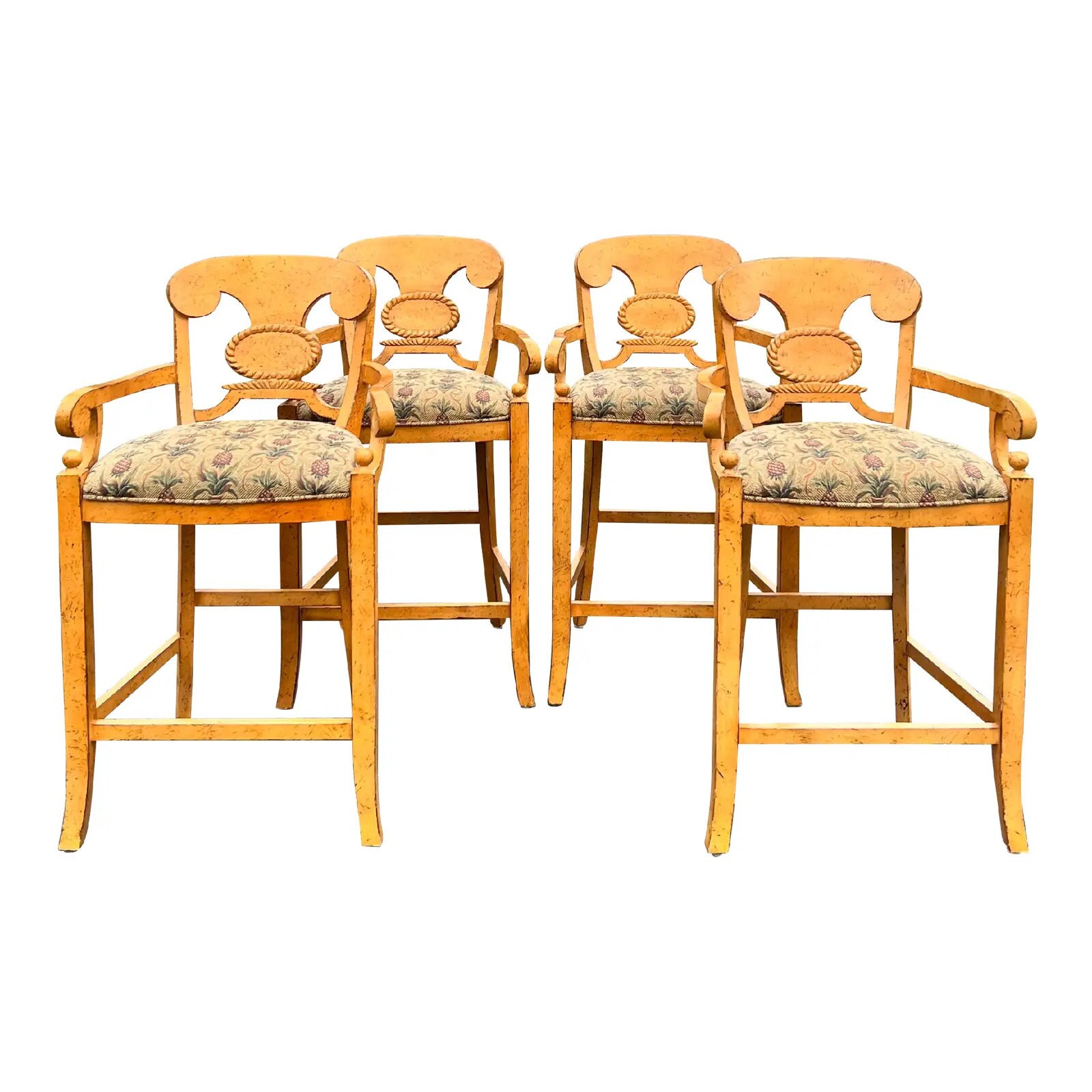 Drexel Shabby Chic Bar Stools Set of