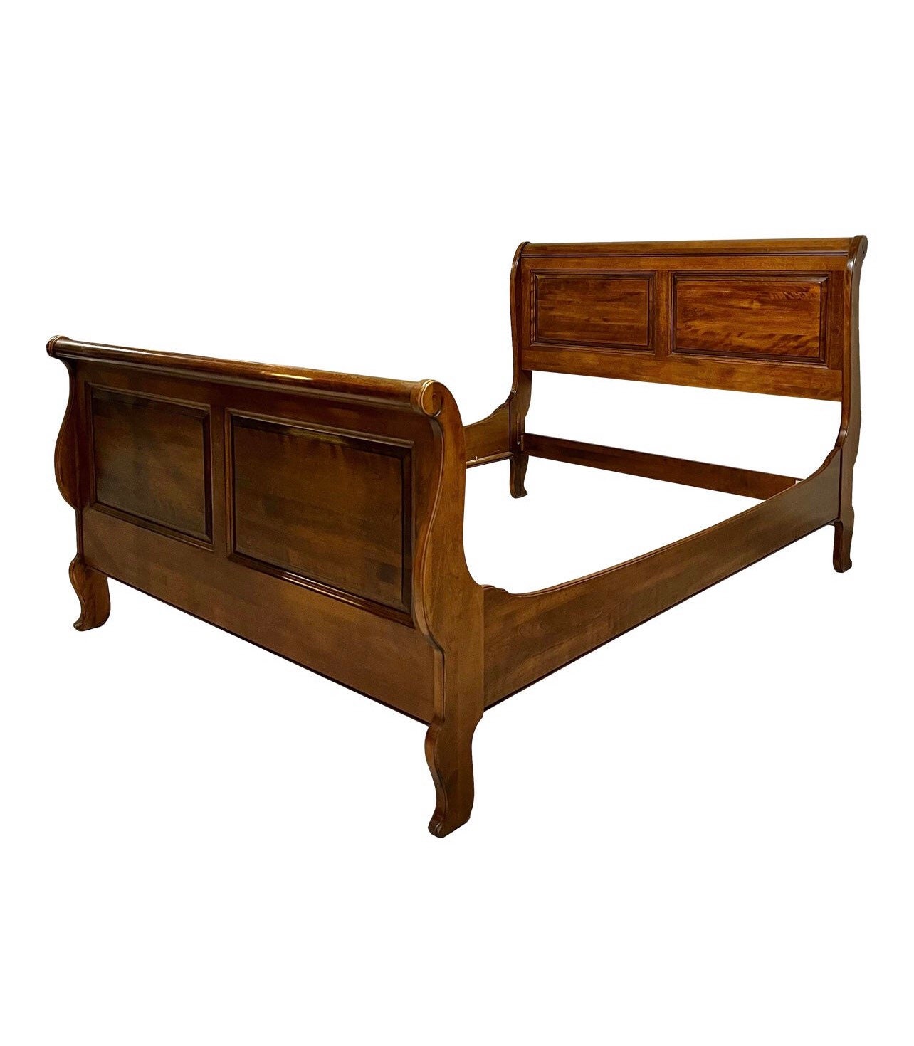 Full Size Ethan Allen Country French Sleigh Bed Etsy UK