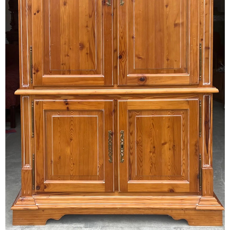 Made in Spain Carved Pine Armoire image 6