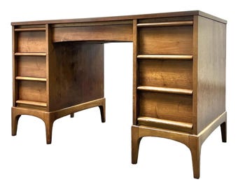 Lane Mid Century Rhythm Walnut Desk