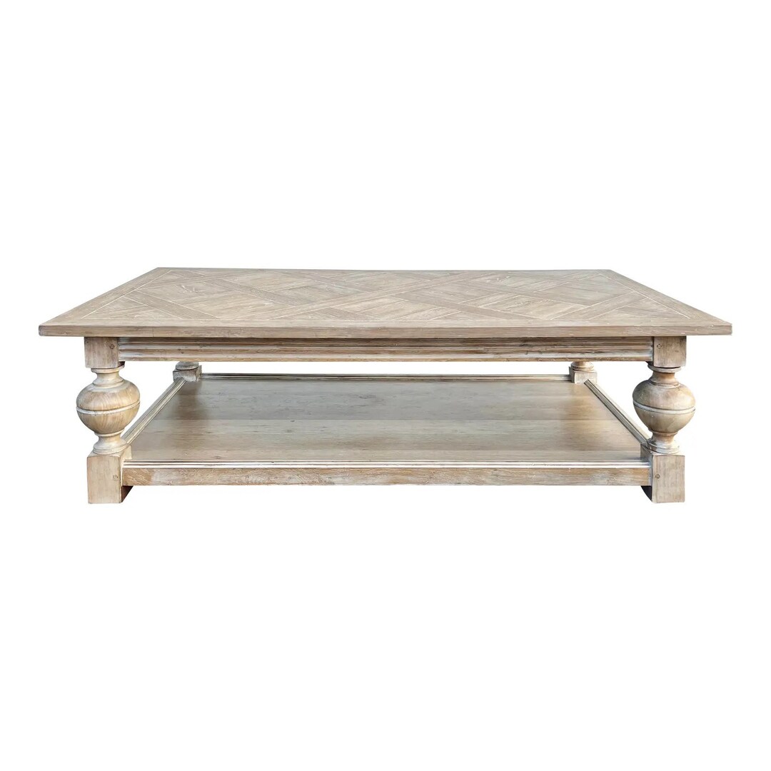 Ethan Allen Rectangular Deacon Coffee Table Etsy