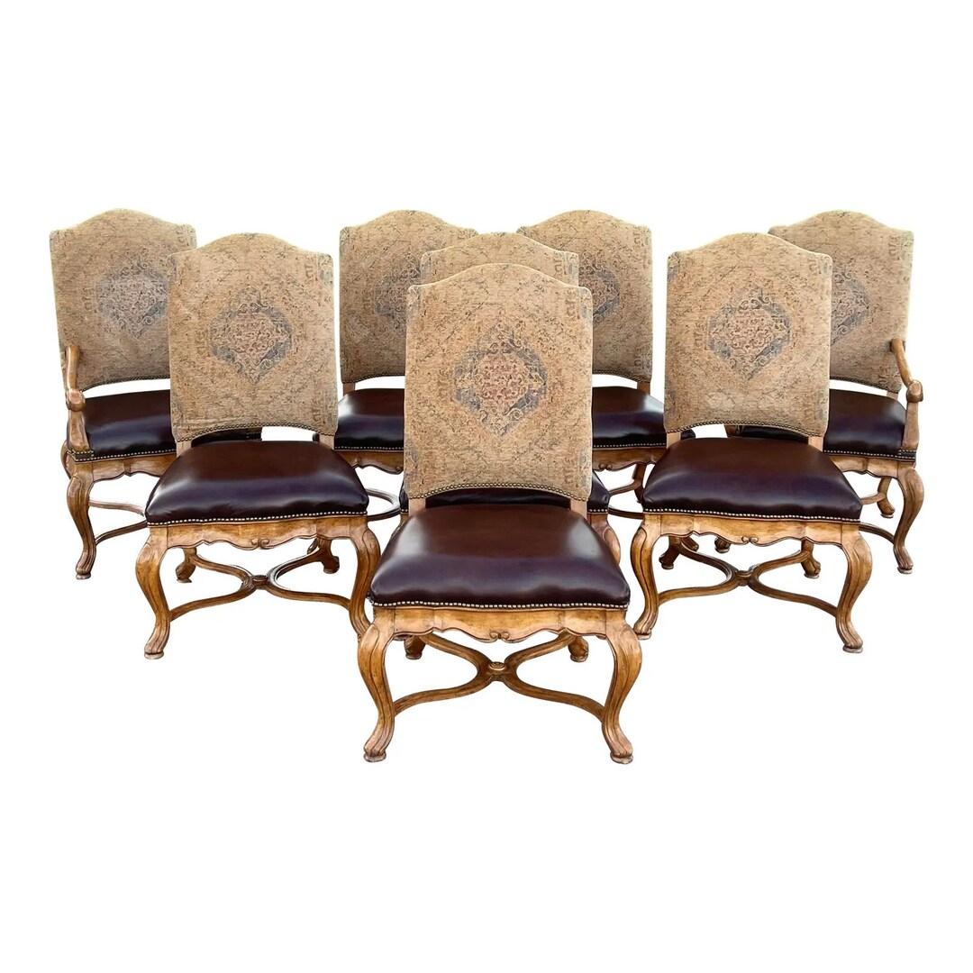 Thomasville Hills of Tuscany Dining Chairs Set of 8 Etsy