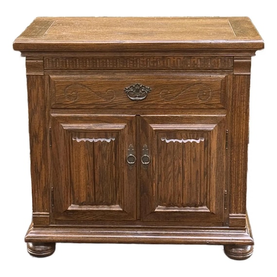 Vintage Ethan Allen Royal Charter Oak Nightstand - Etsy