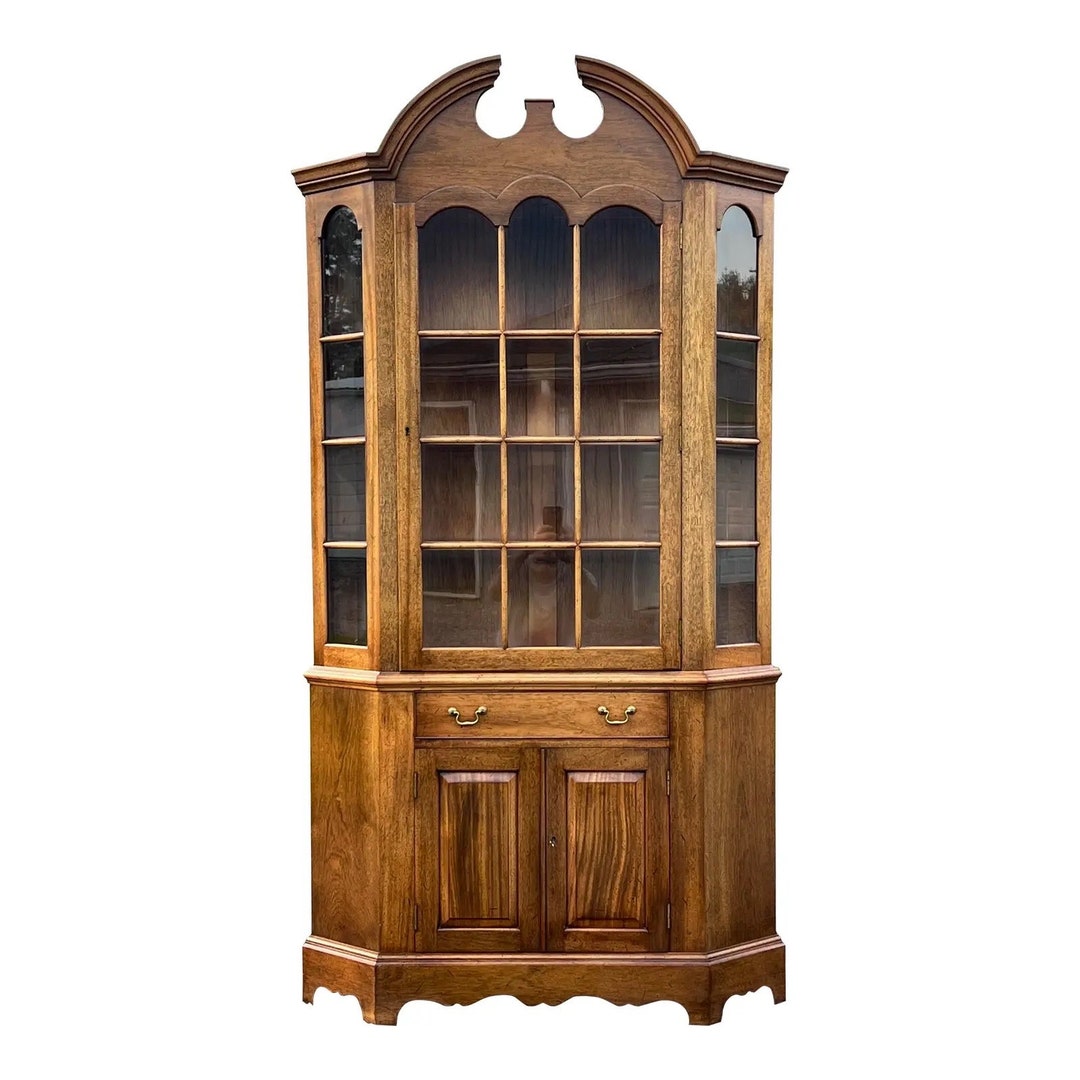 Biggs Furniture Mahogany China Display Etsy