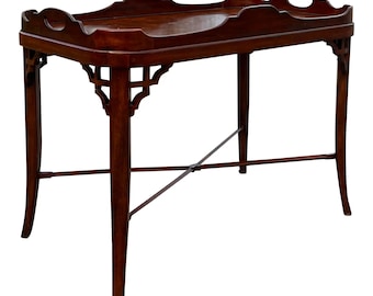 Maitland Smith Mahogany Tray Top Coffee Table