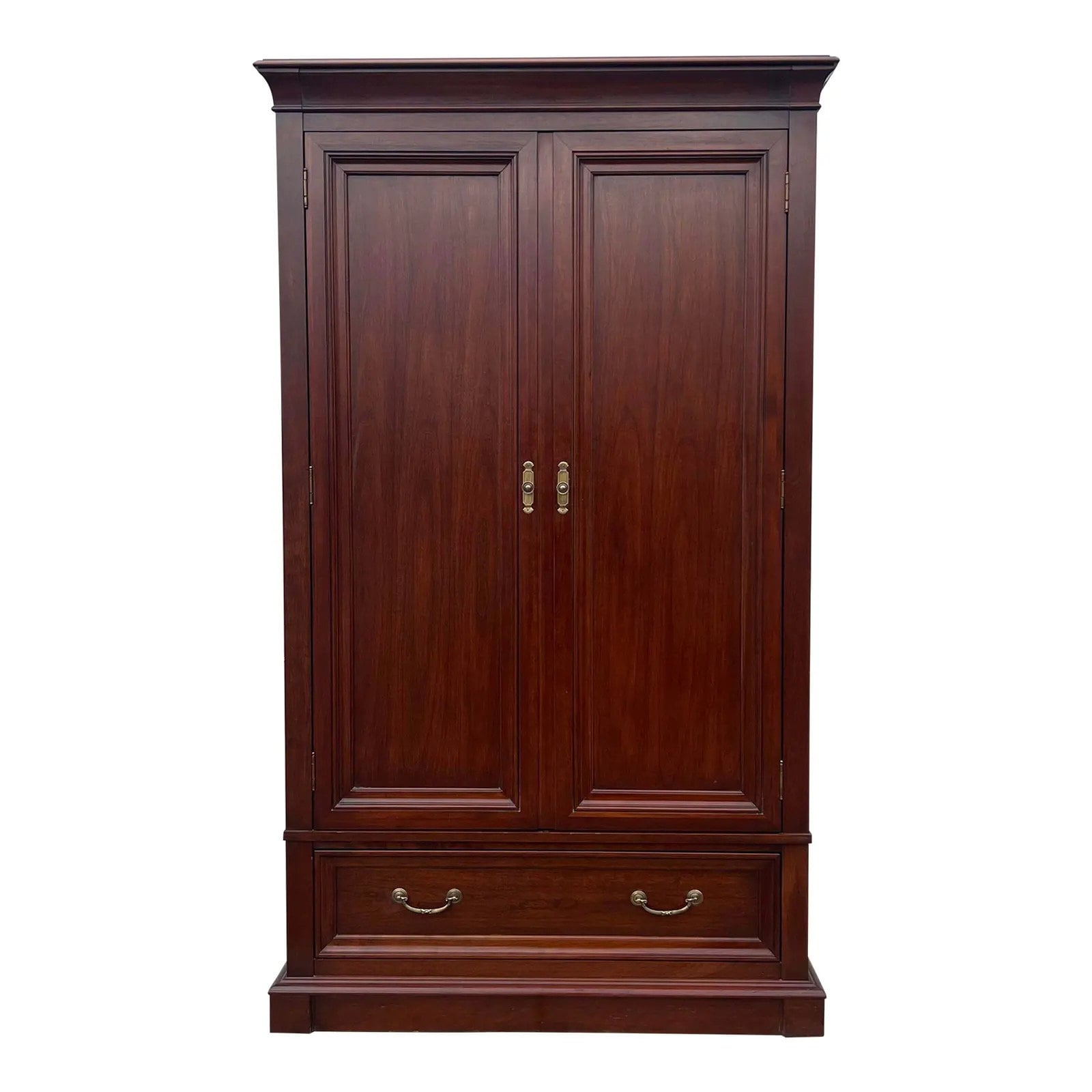 Ethan Allen Medallion Collection Solid Cherry Armoire 