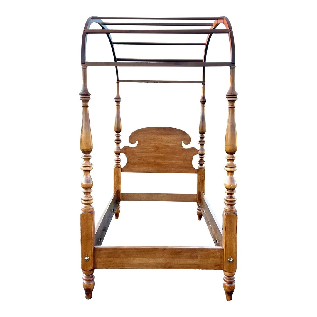 Ethan Allen 1776 Collection Canopy Bed Twin Size Etsy