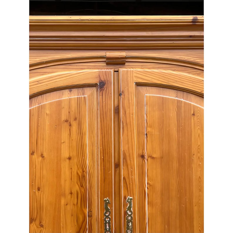 Made in Spain Carved Pine Armoire image 10
