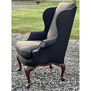 Harden Furniture Queen Anne Style Wingback Chair image 4