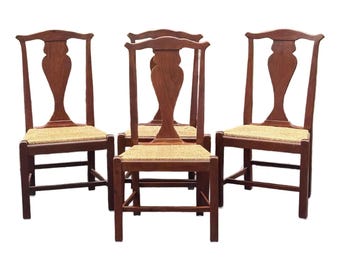Theodore Alexander Castle Bromwich Rustic Dining Chairs - Set of 4