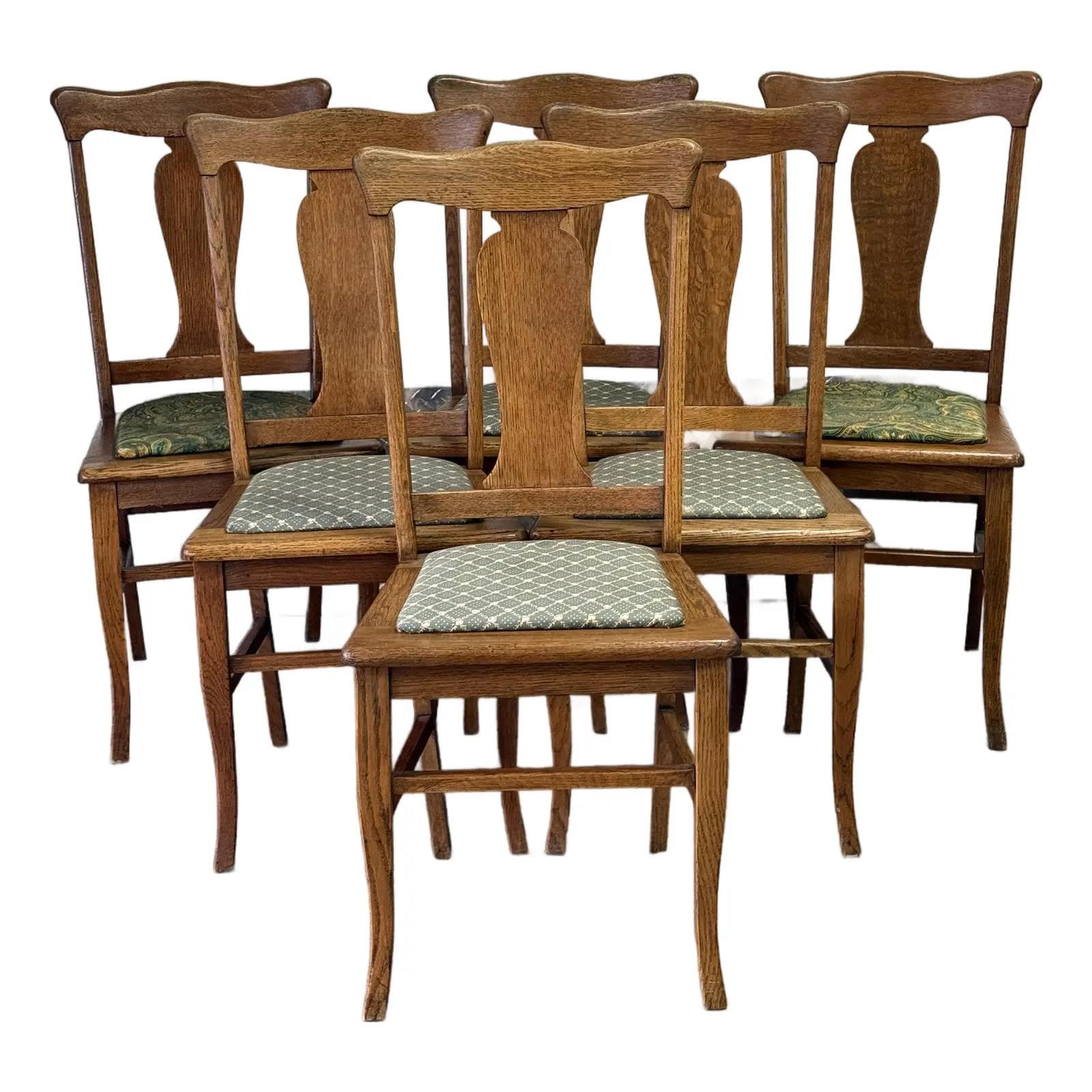 Six Vintage Chairs - Etsy