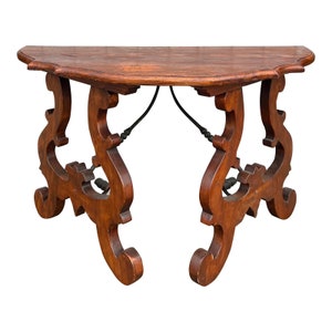 Rustic Spanish Revival Console Sofa/Entryway Table