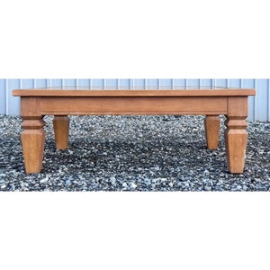 Rare Ethan Allen American Artisan Oak Coffee Table image 8