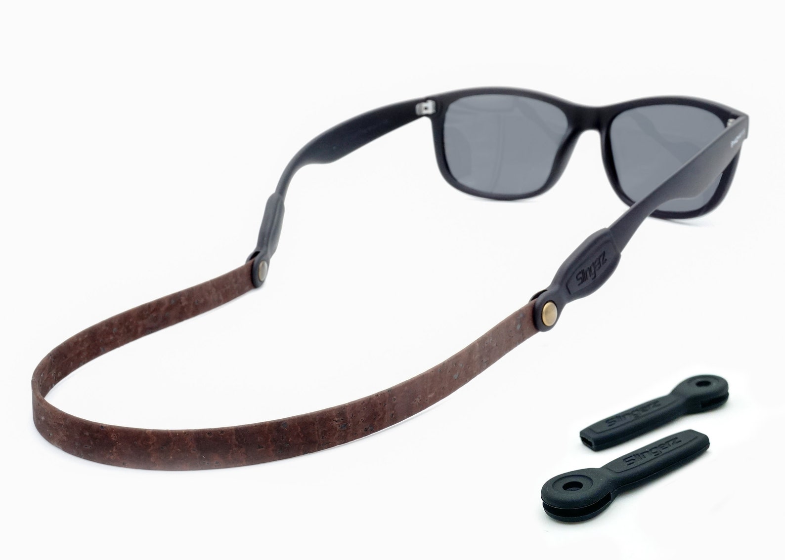 Cork Leather Sunglass Strap / 2 Sizes Incl. / Wide Strap for Etsy