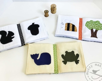 0-12 Month Three Book Set-Developmental Toy-Visual Baby