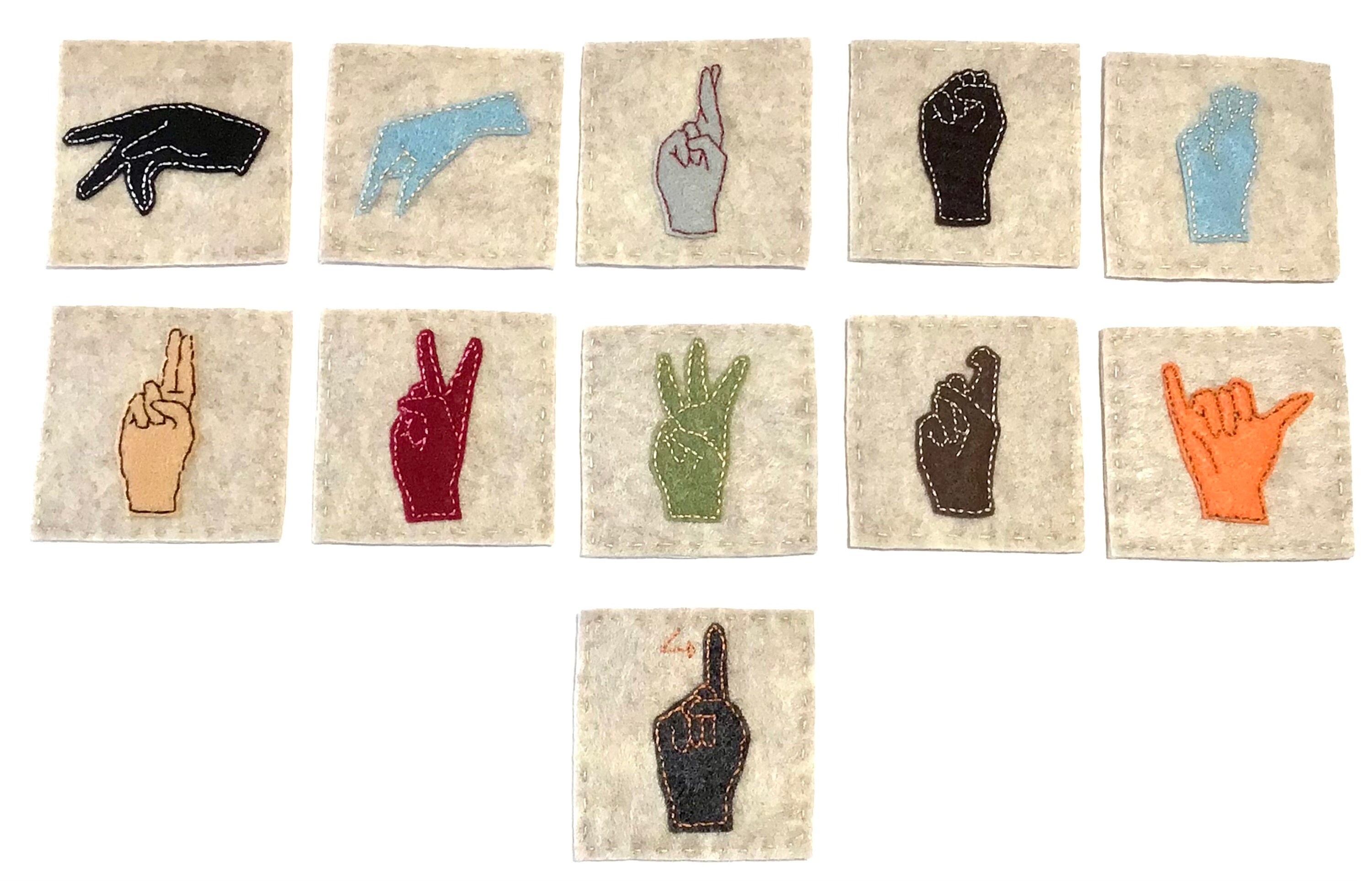 Asl Alphabet Cards Etsy