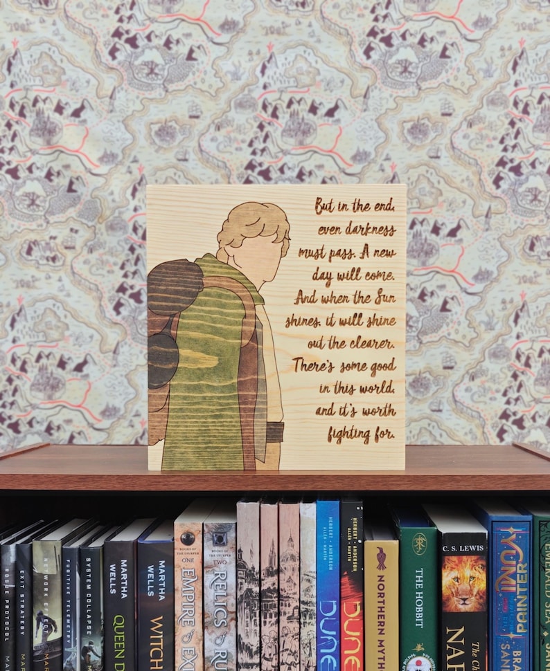 Lord of the Rings Handmade Wooden Wall Art: Samwise Sam Gamgee ...