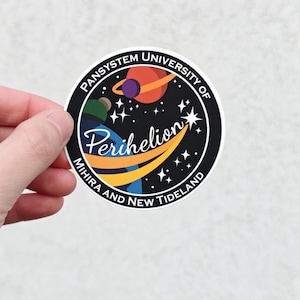 Sticker vinyle Murderbot Diaries : Sticker Mission Périhélie pour oeuvre d'art