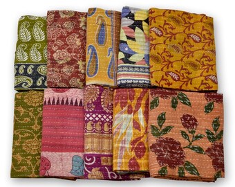 Wholesale Lot Of Indian Kantha Quilt Handmade Throw Reversible Blanket Bedspread Cotton Fabric BOHEMIAN quilt
