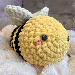 Ms. Busy Bumblebee | Jumbo Handmade Crochet Plushie | Ultra Soft
