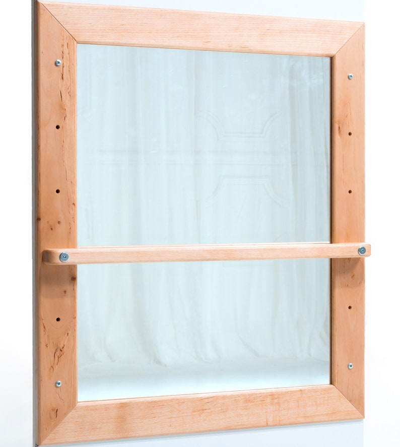 Miroir Montessori avec lavabo et rail de support, 2 en 1 image 7