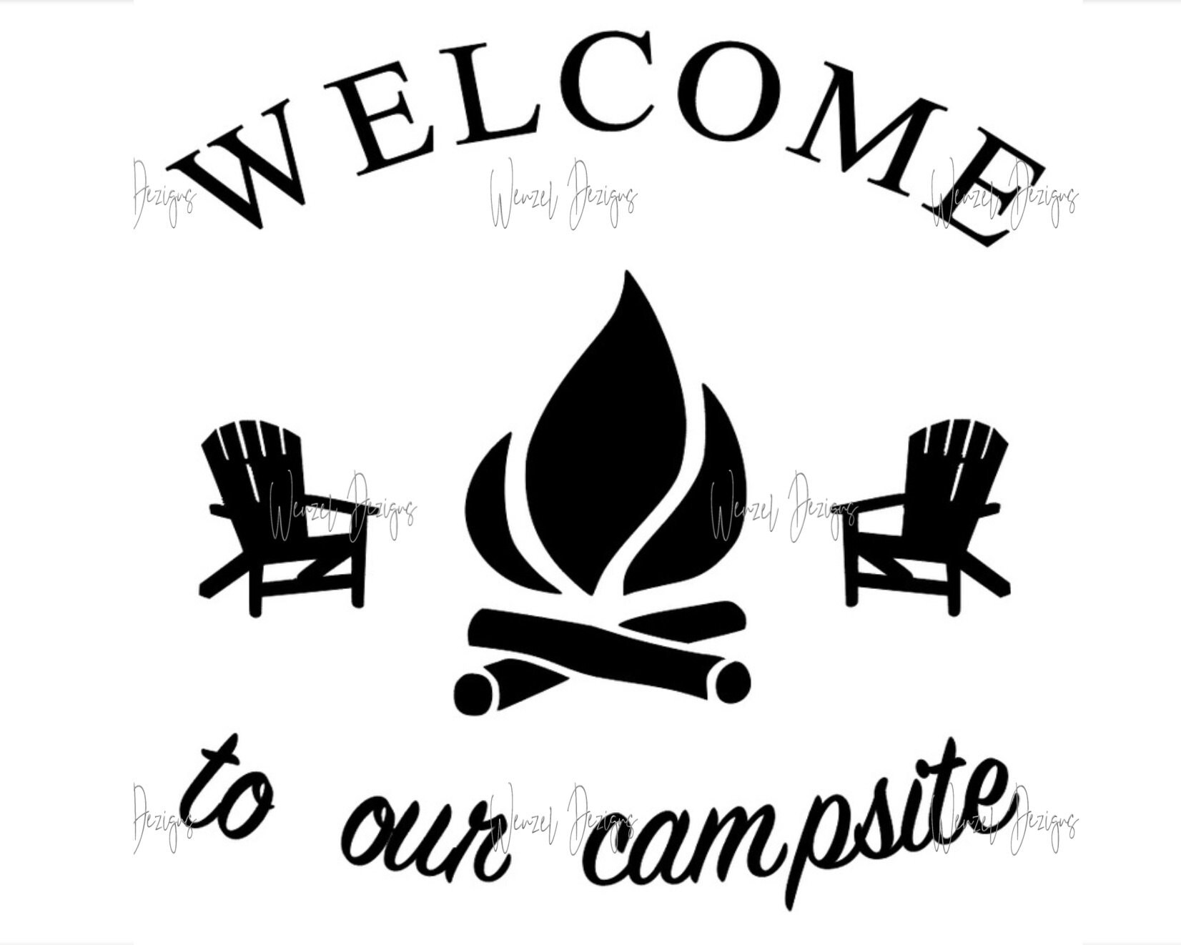 to Our Campsite Camping Sign Camping SVG Camping Etsy