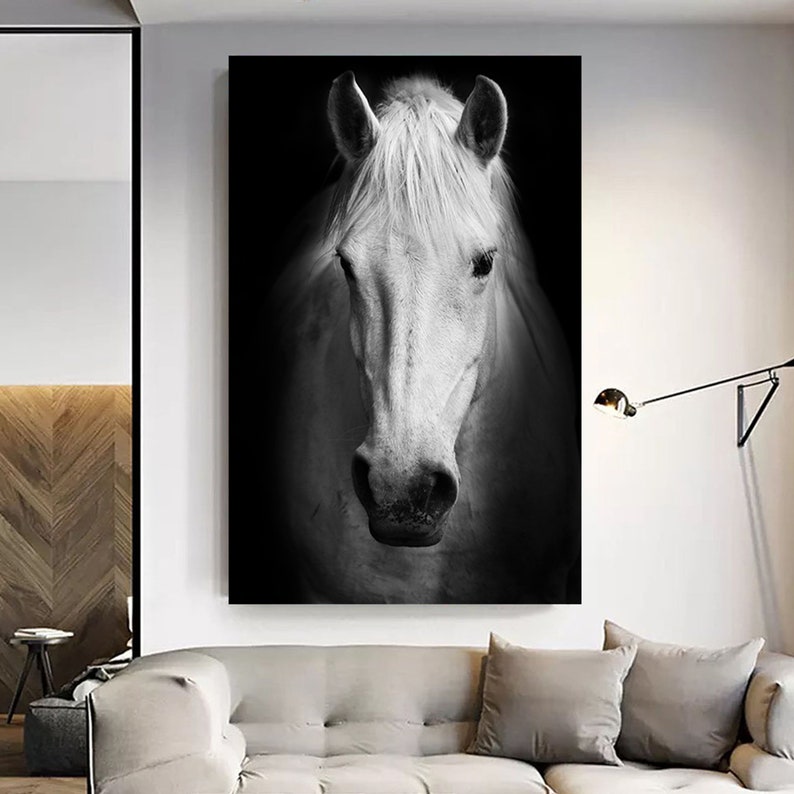 Horse Wall Art Canvas Horse Wall Art & Animal Wall Art Etsy