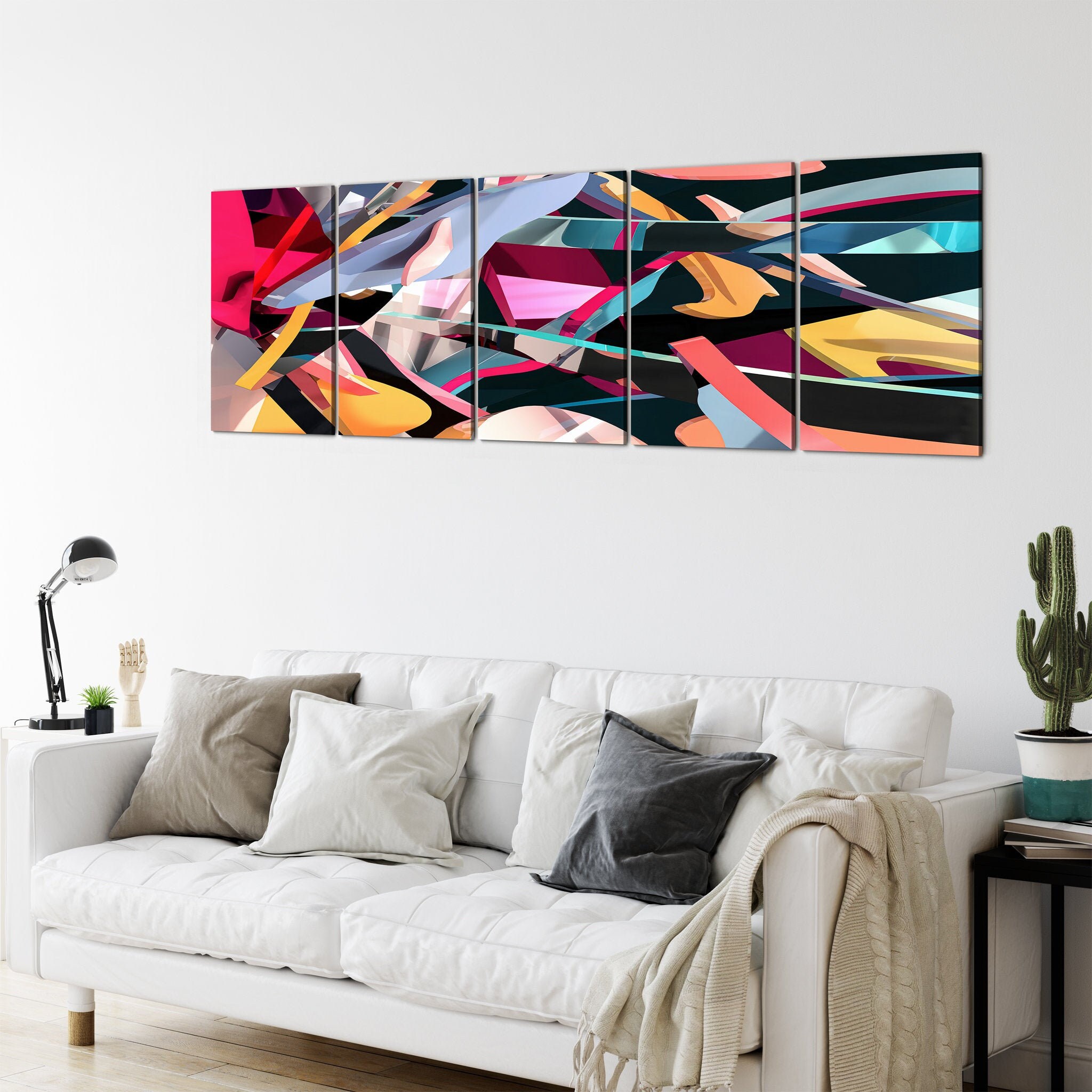 Pellucid Rework- Multi Panneaux - Grand Art Mural, Meilleurs Tirages de Toile, Grands Toile en Toile