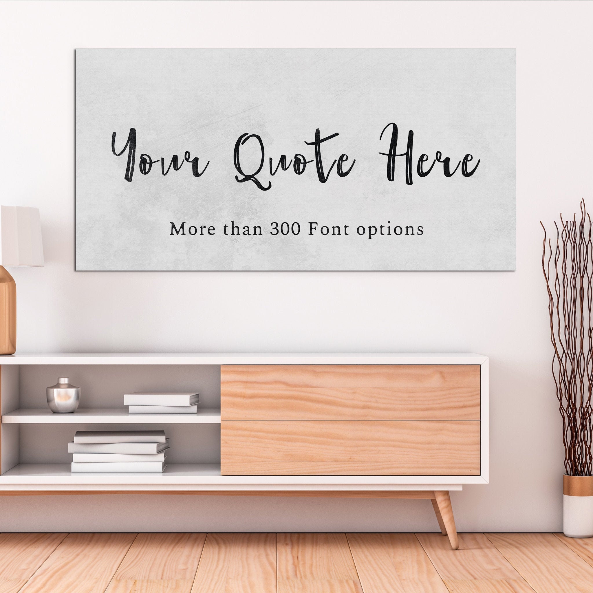 Signe de Devis sur Toile Personnalisée - Toile Murale Familiale Cadeau Famille Pour Les Parents Mari