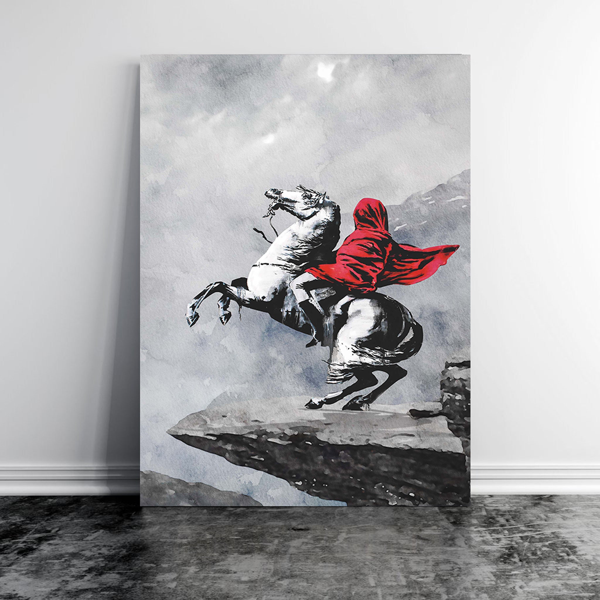 Banksy Napoleon Battle - Impressions d'art Mural et Art sur Toile Moderne de Salon
