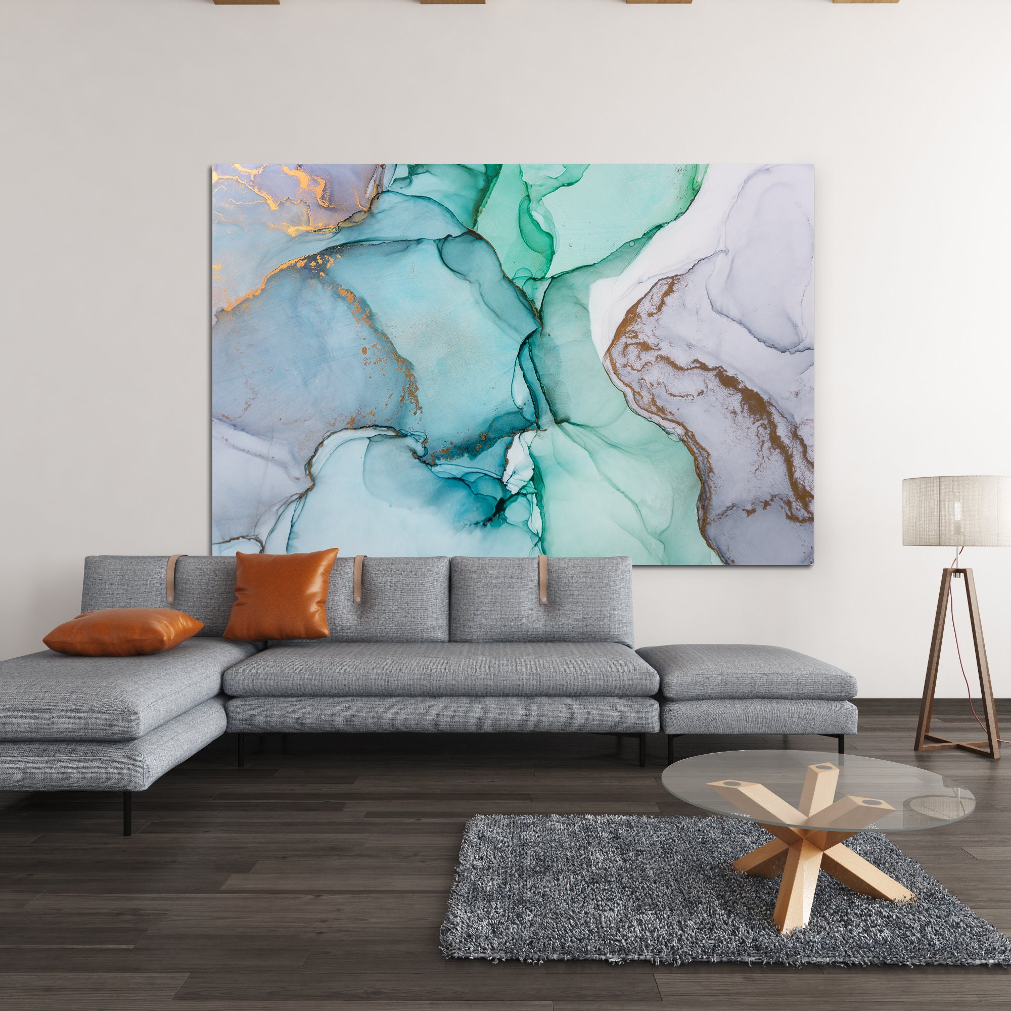 Marble paper Mixed Modern Wall art Abstract living room | Etsy