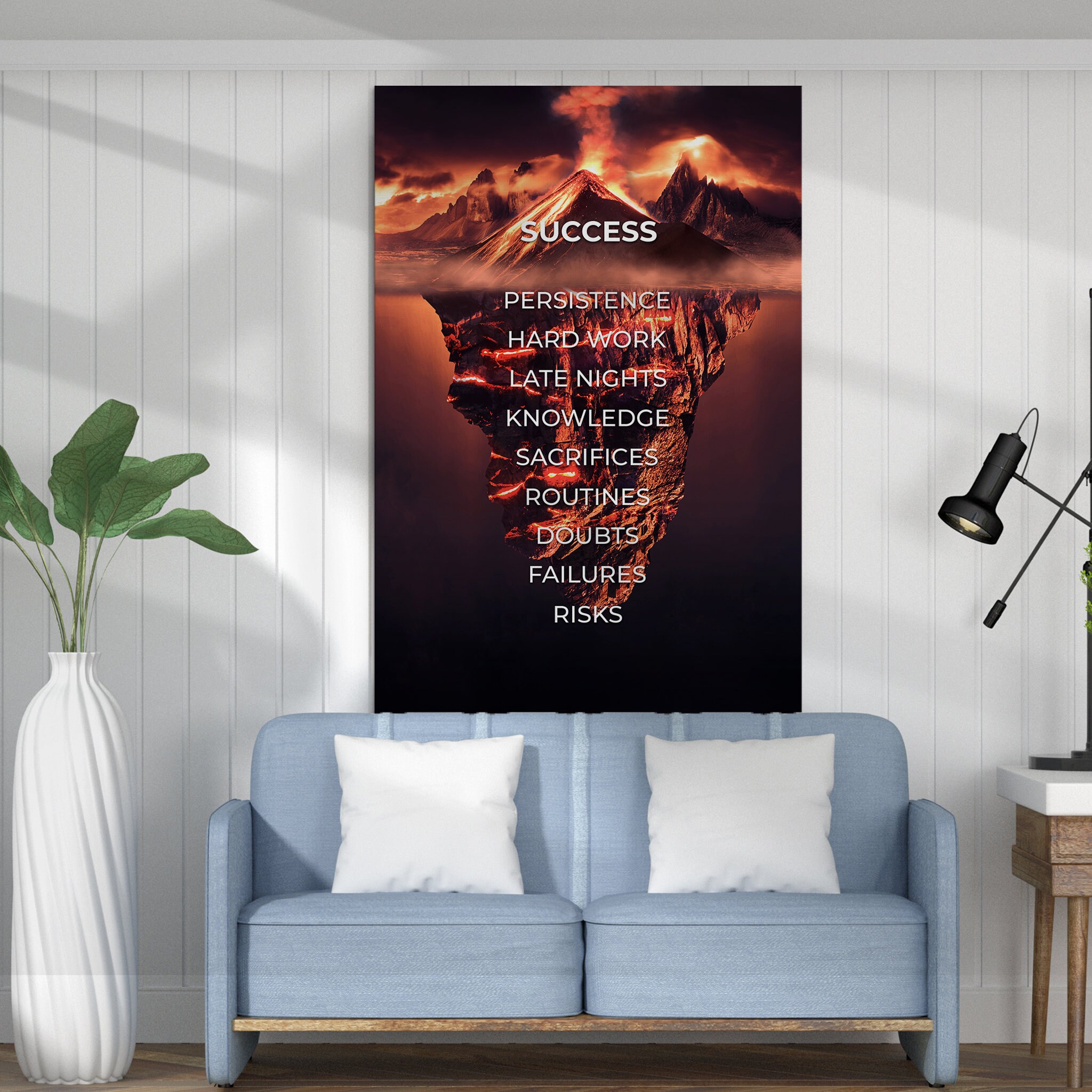 Volcano Explosion Formula - Décor Sportif, Fitness Art & Decor Gym Art/ Toile Sport Parfaite Pour Le