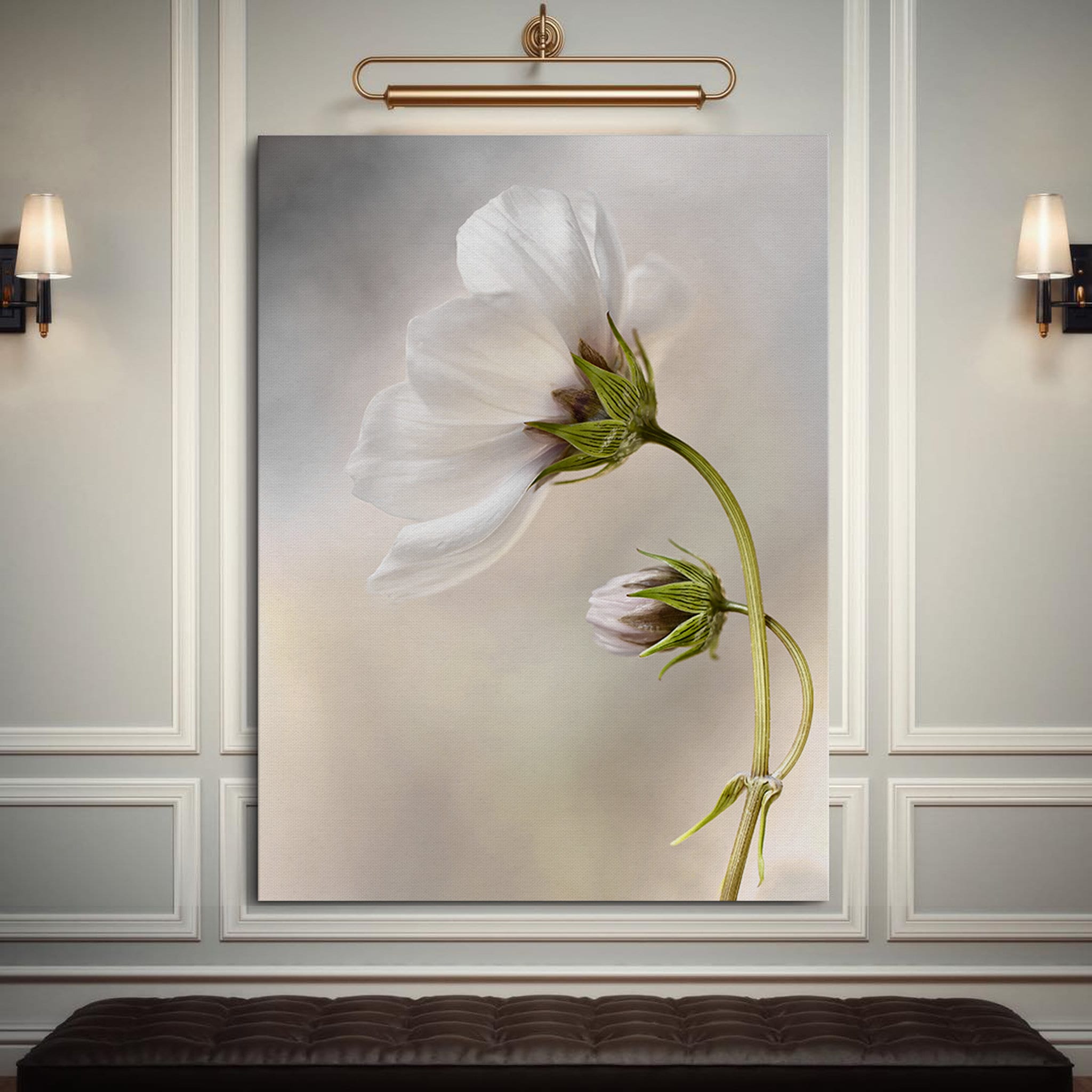 Heavenly Cosmos Canvas Art Mural - de Fleurs Fleurs