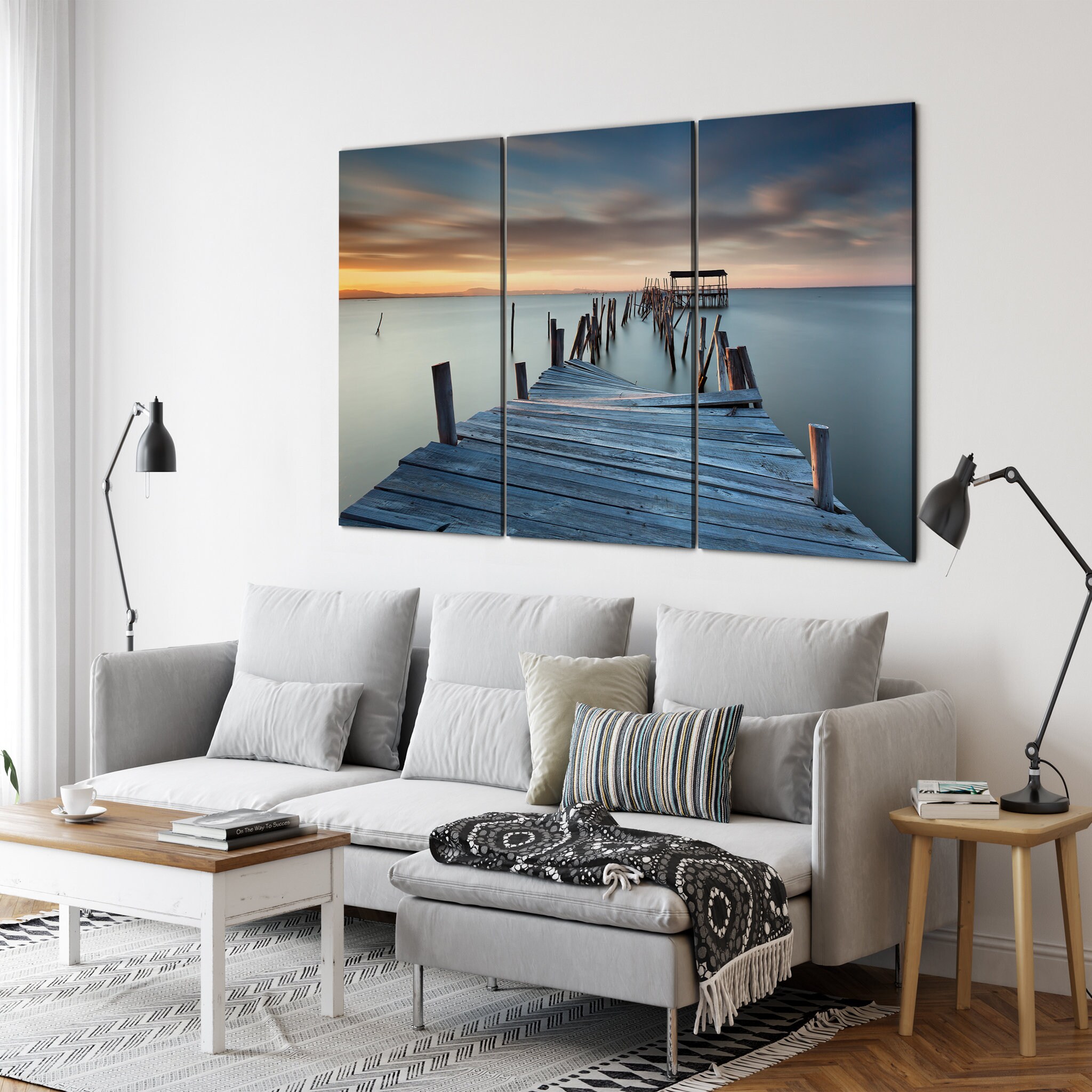 Collapsed Canvas Art Mural - Photographie de Pont d'eau