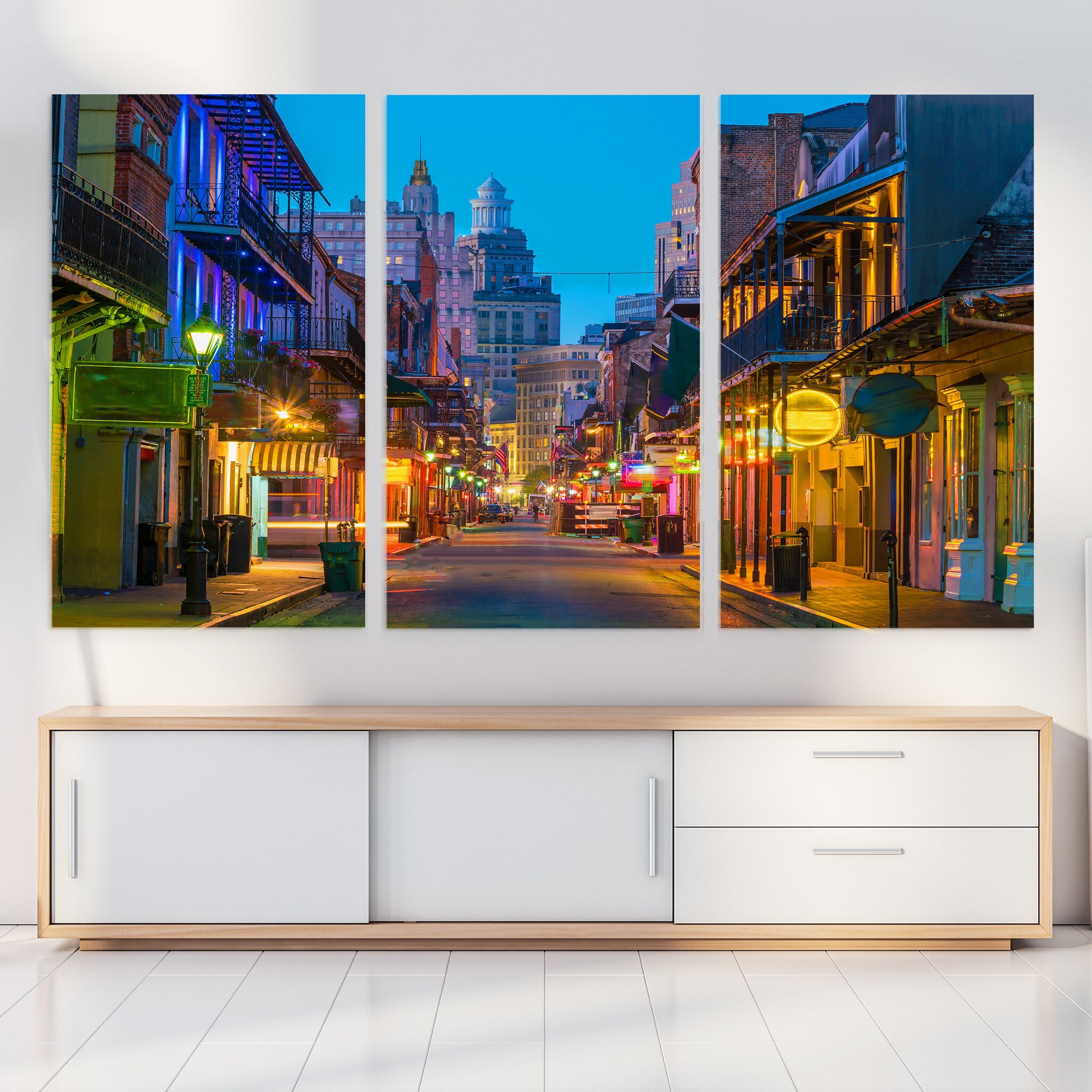 Français Quartier Nouvelle-Orléans Louisiane États-Unis | de Toile La Affiche Art Mural Street Art H