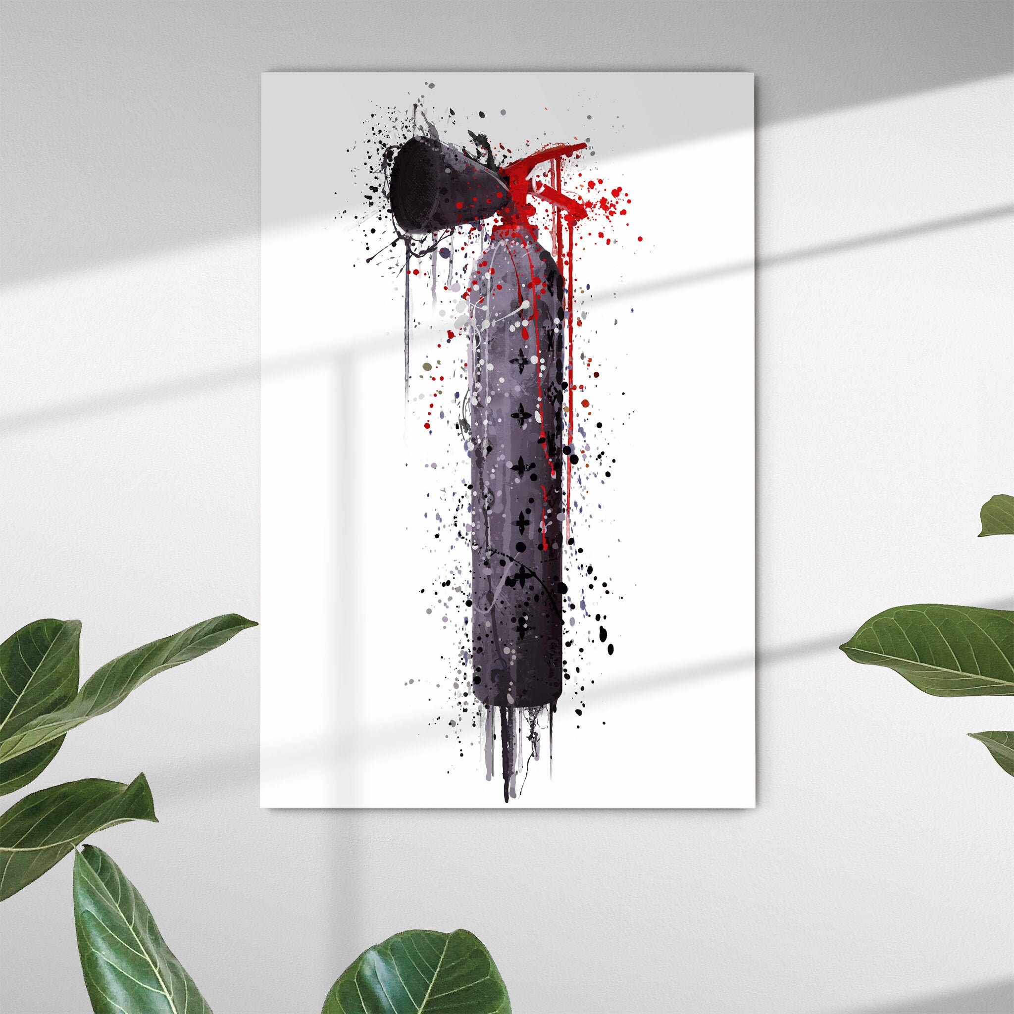 Extincteur Explosif - Toile d'art Mural Pop Art Toile Impression Pour Salon