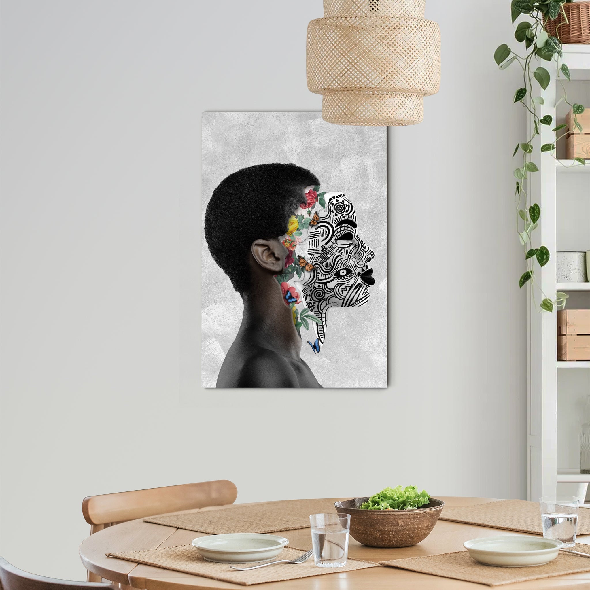 Femme Noire Vertueuse - Art Mural Des Femmes Africaines Féministe de La Femme Noire