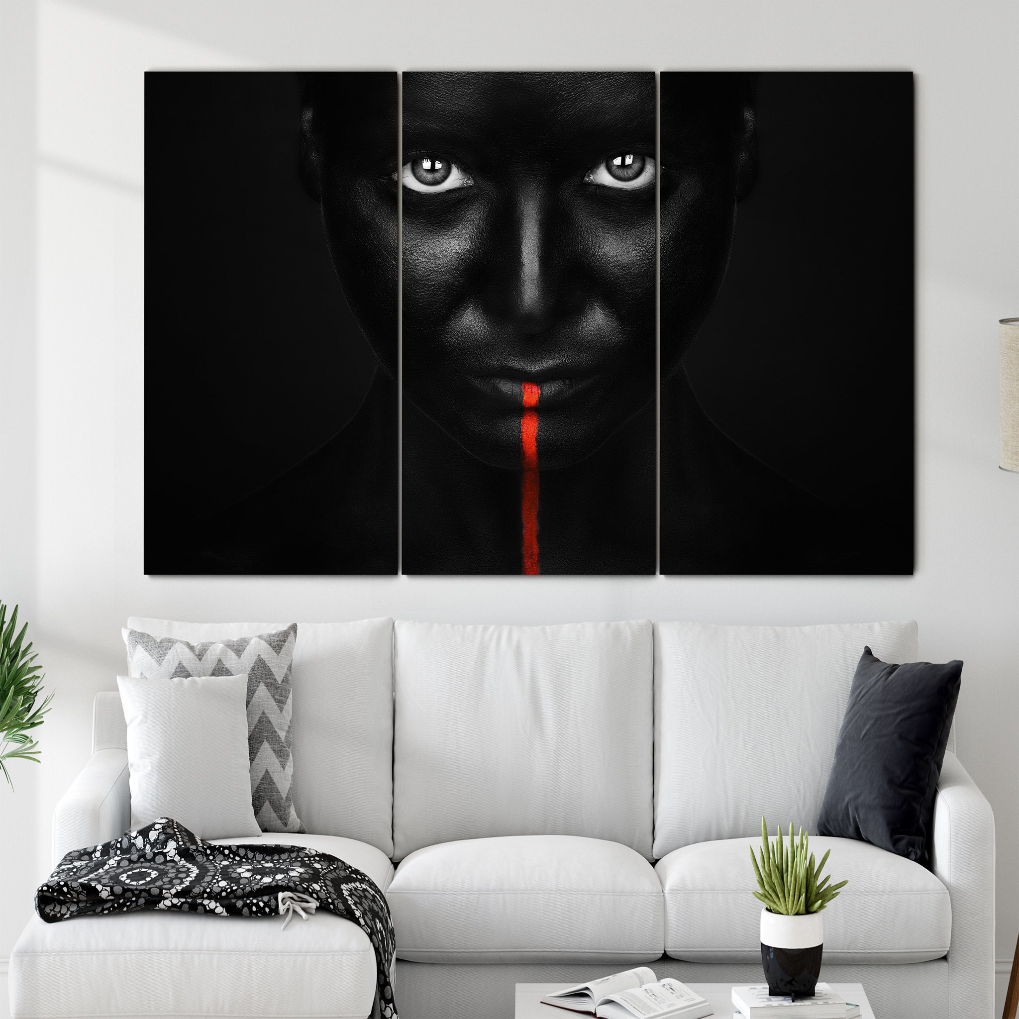 Passion Canvas Art Mural - Photographie Humaine Noir