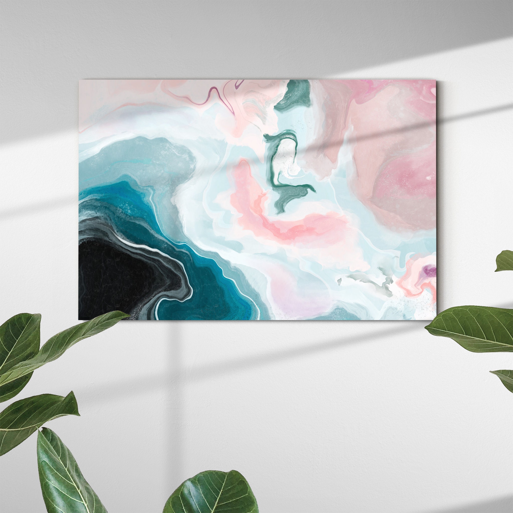 Sweet Paradise - Toile Abstraite d'art Mural Estampes Moderne et Art de Grande Pour Le Salon Abstrai