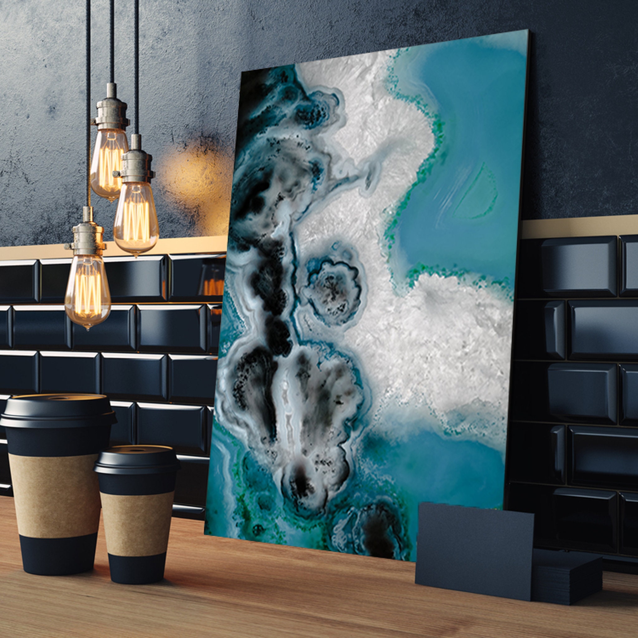 Perfect Agate - Agate Wall Art Mural Moderne