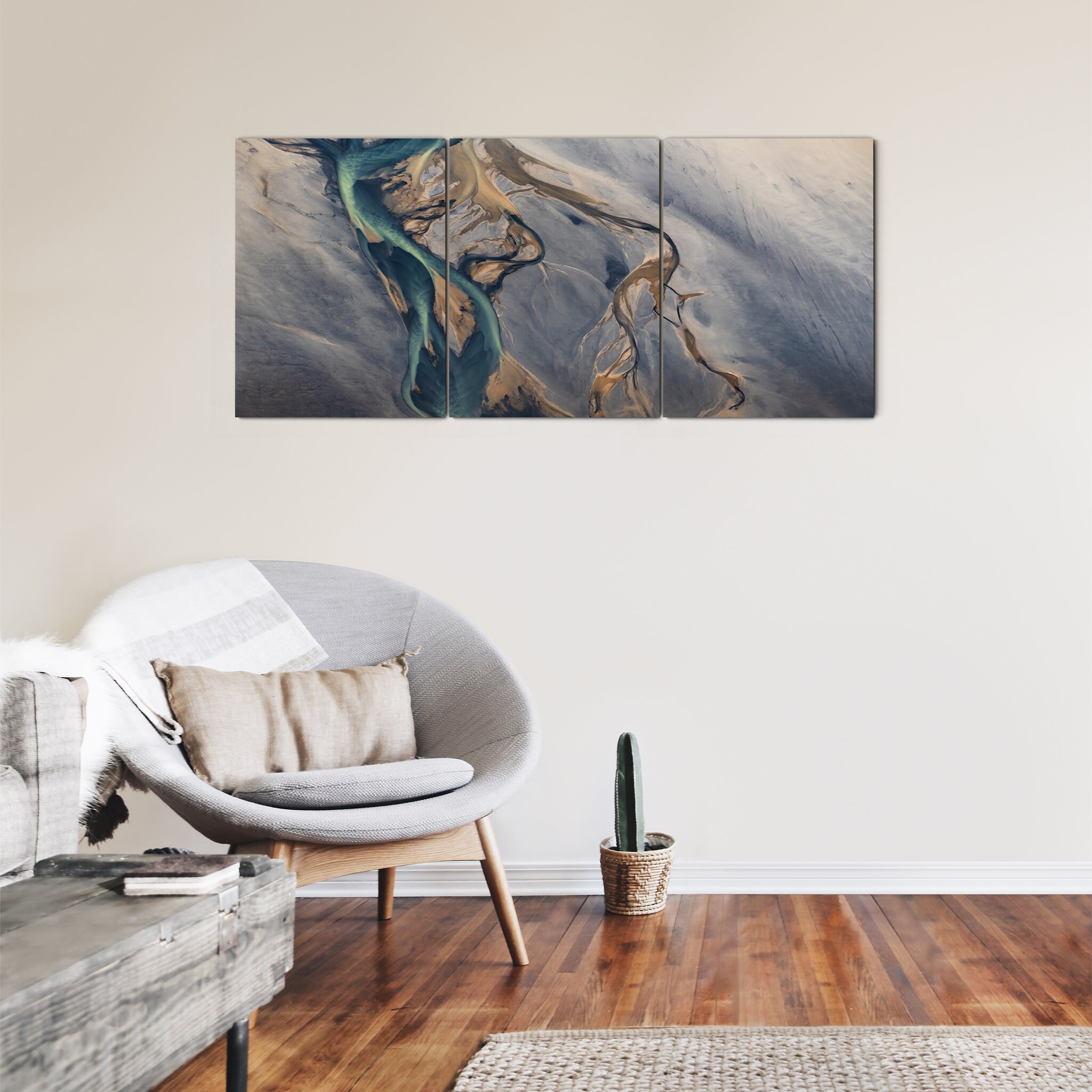 Elle Canvas Art Mural - Décoration Murale de Chambre Abstrait en Toile