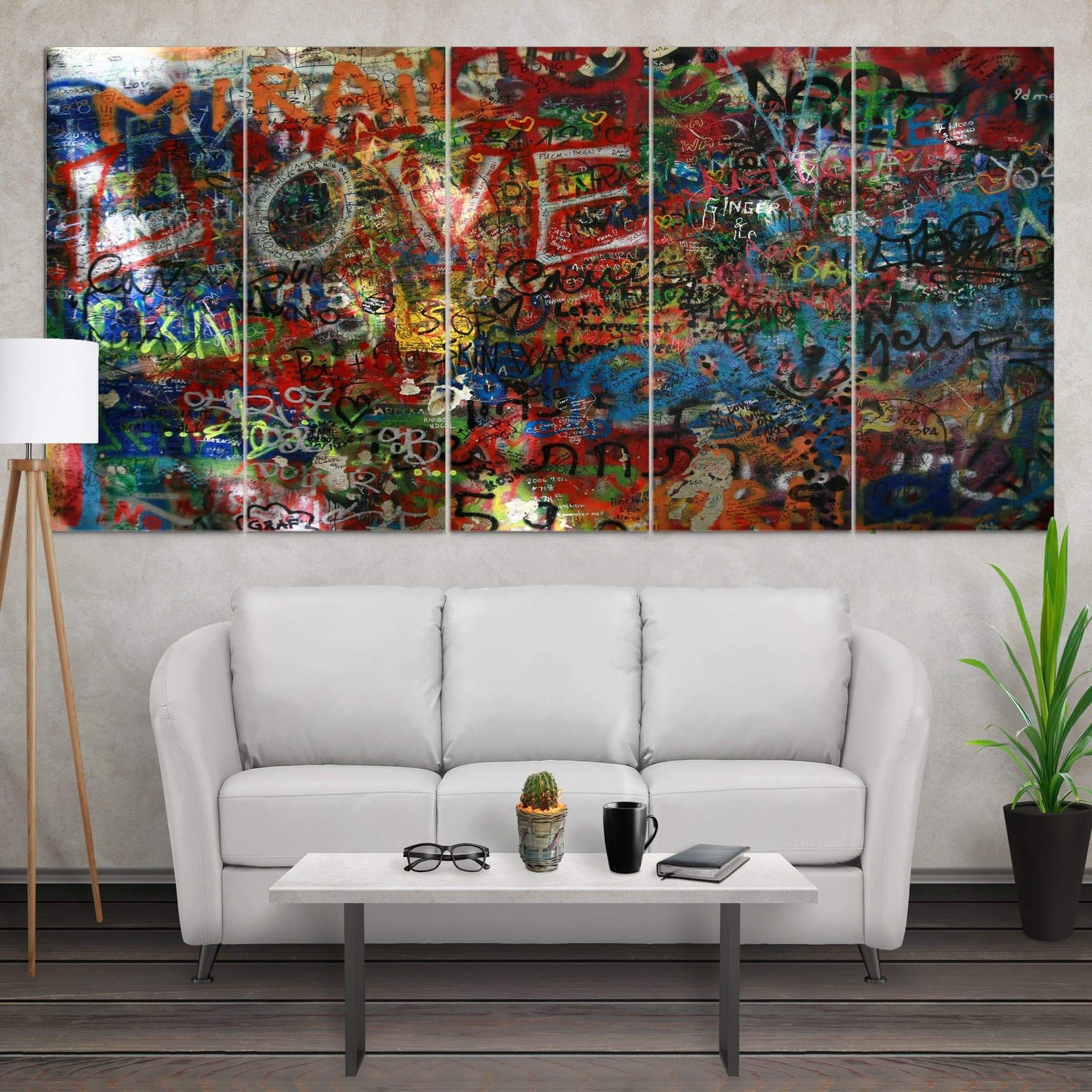 The Lennon Wall Canvas Wall Art John Lennon-inspired | Etsy