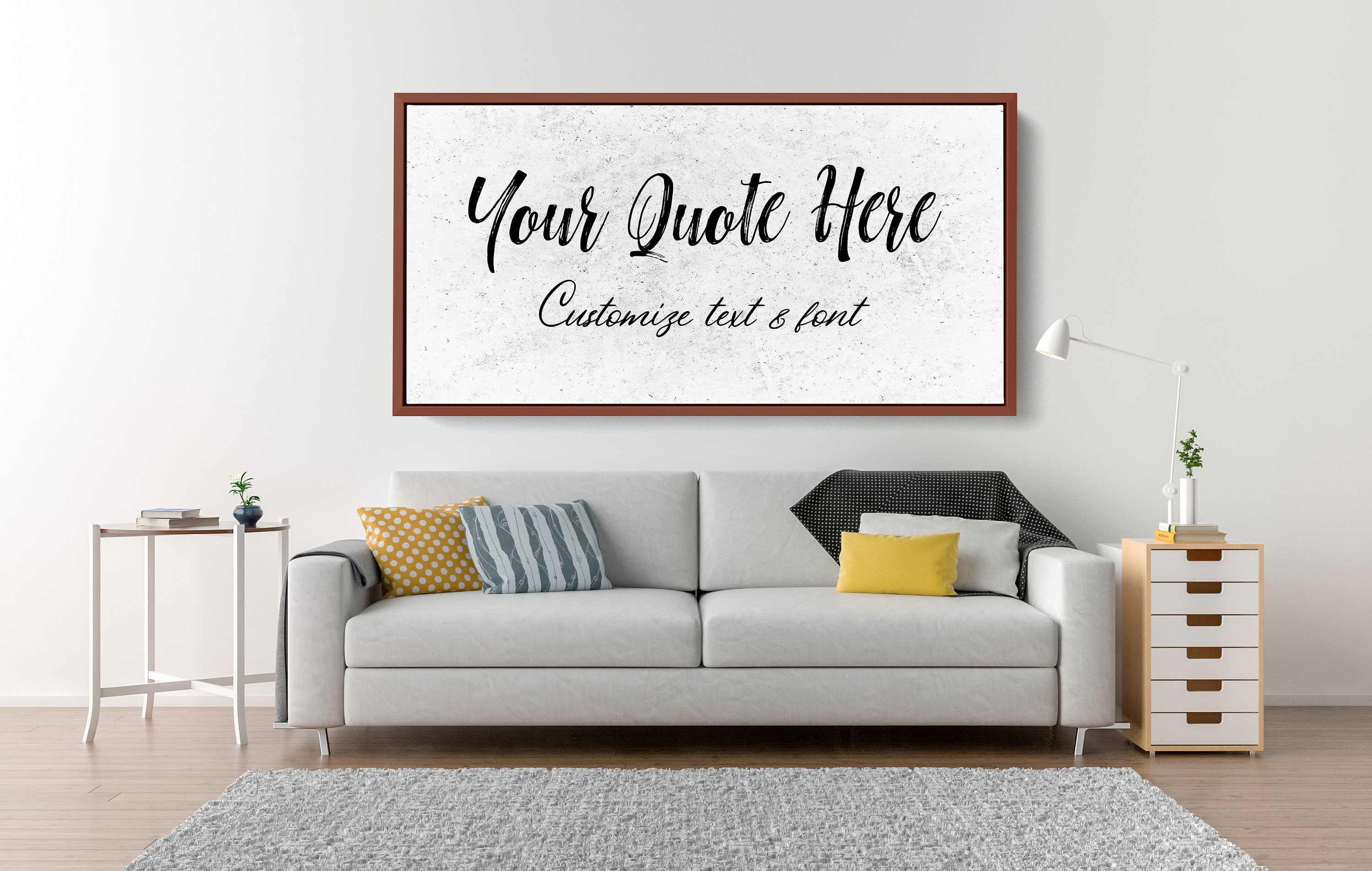 Créez Votre Propre Signe de Citation Toile Personnalisée, Verset Bible d'inspiration Personnalisée -