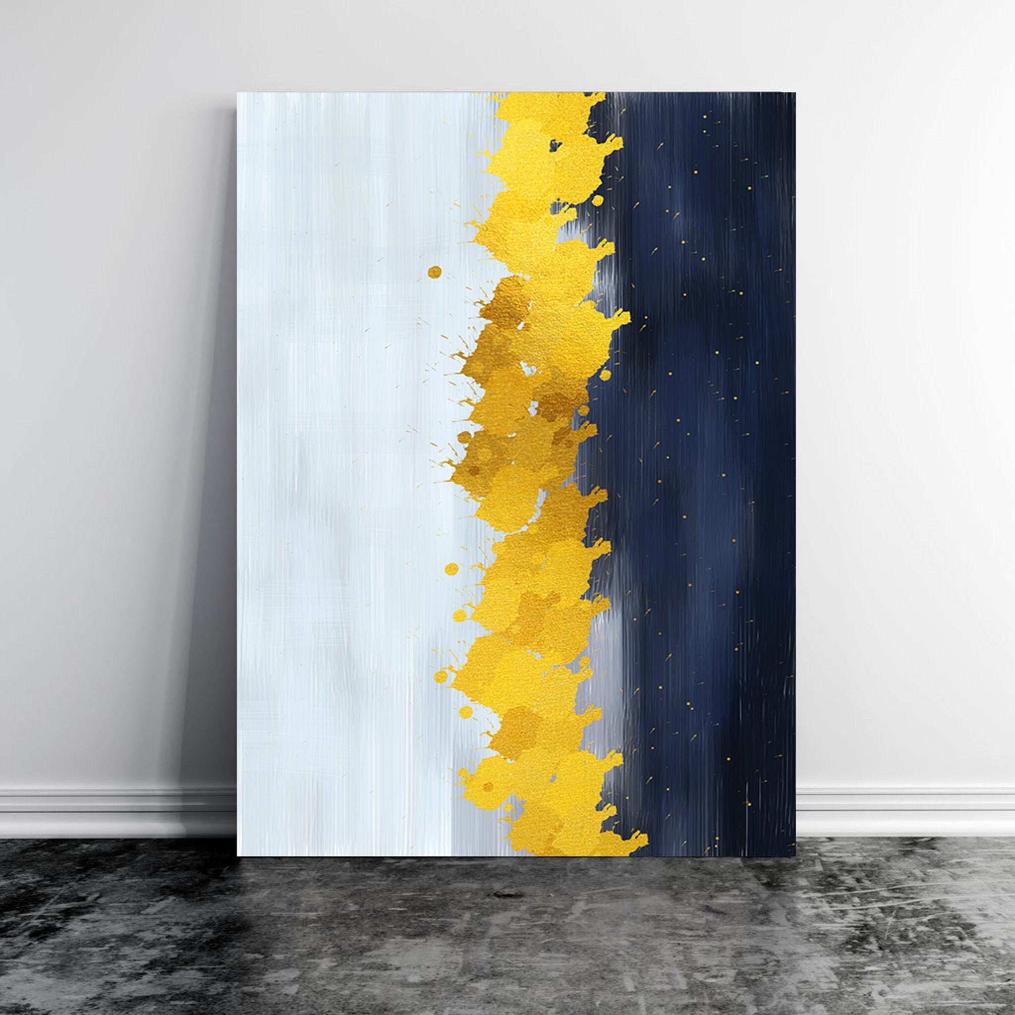 Le Bon Côté - Impression d'art Mural en Toile Abstraite Toile Moderne Contemporain Pour Le Salon Cad